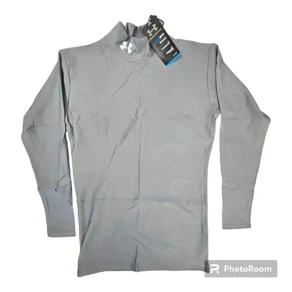 Under Armour Other - UNDER ARMOUR COLDGEAR COMPRESSION MOCK LS SHIRT GRAY STYLE# 1000512 NWT LARGE